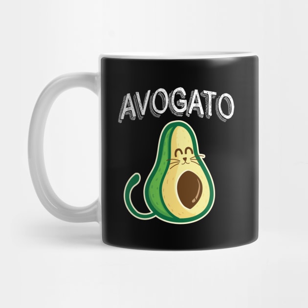 'AVOGATO' Funny Avocado by ourwackyhome